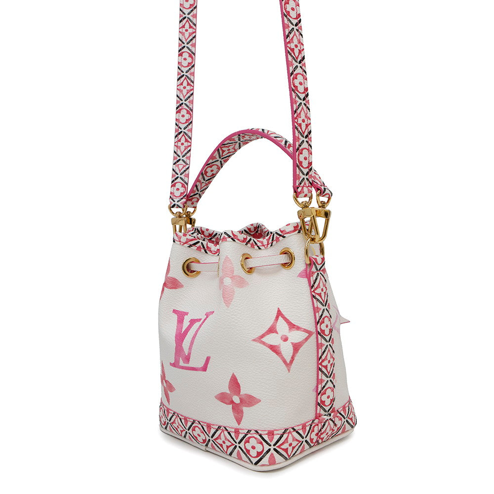 LOUIS VUITTON Nano Noe RoseM82386 Monogram Visor Pool