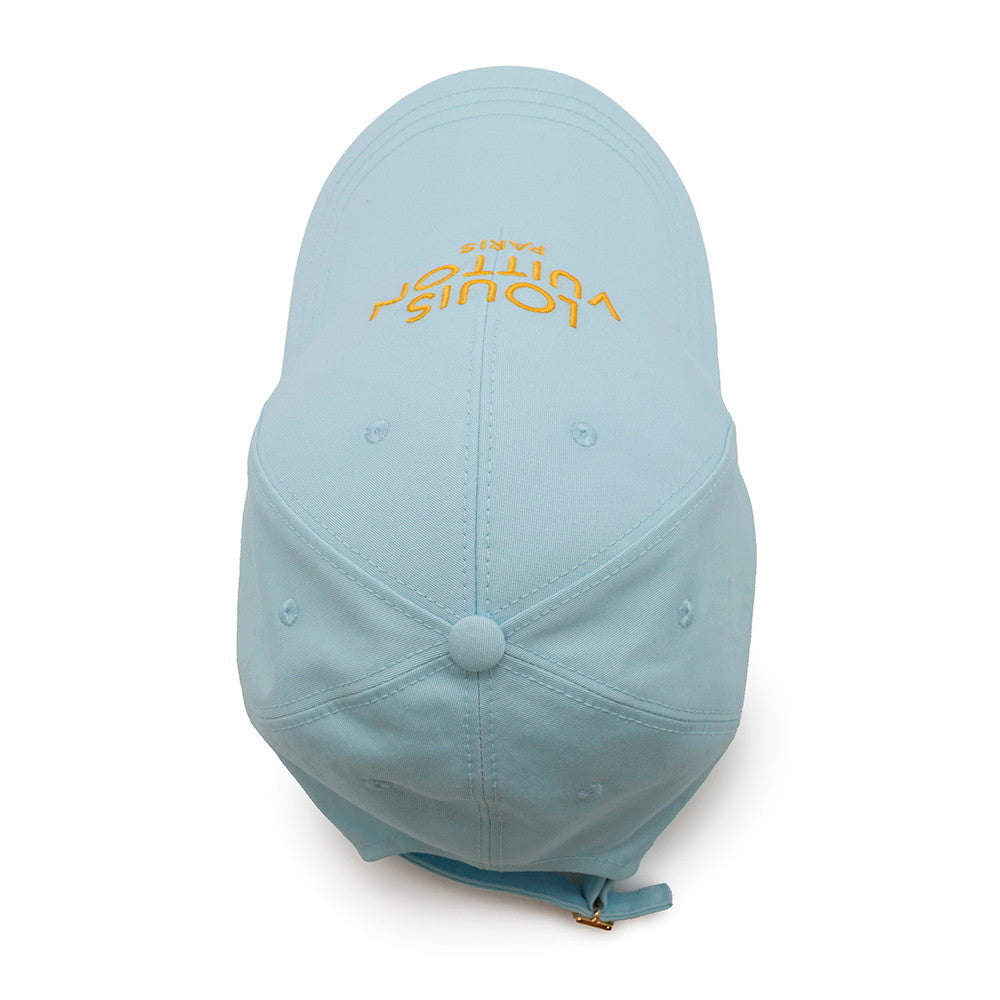 LOUIS VUITTON Cap My LV Paris Size L Blue ClairM7590L Cotton100%