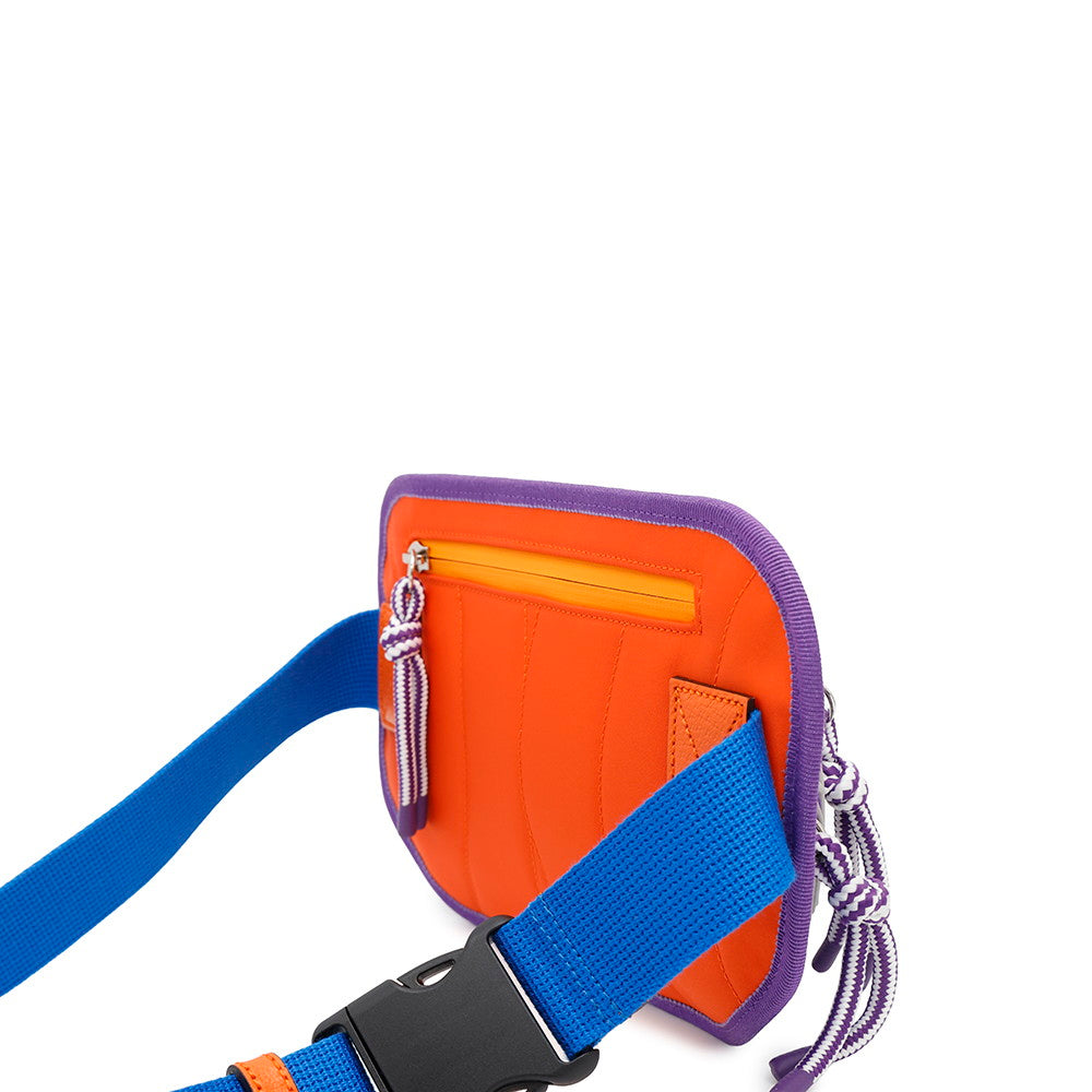 GUCCI ?GG Nylon belt bag Purple/Blue/Orange752102 Nylon Rubber