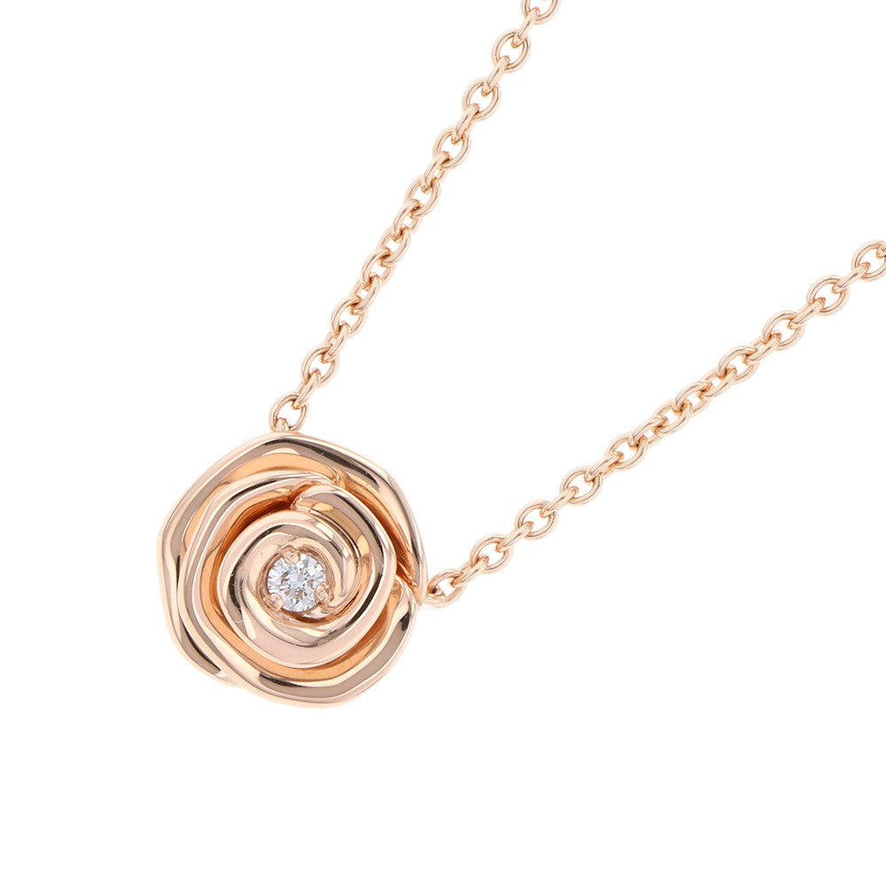 Dior ?Rose Dior Tulle Necklace Size LargeJRCO95004 18K Pink Gold