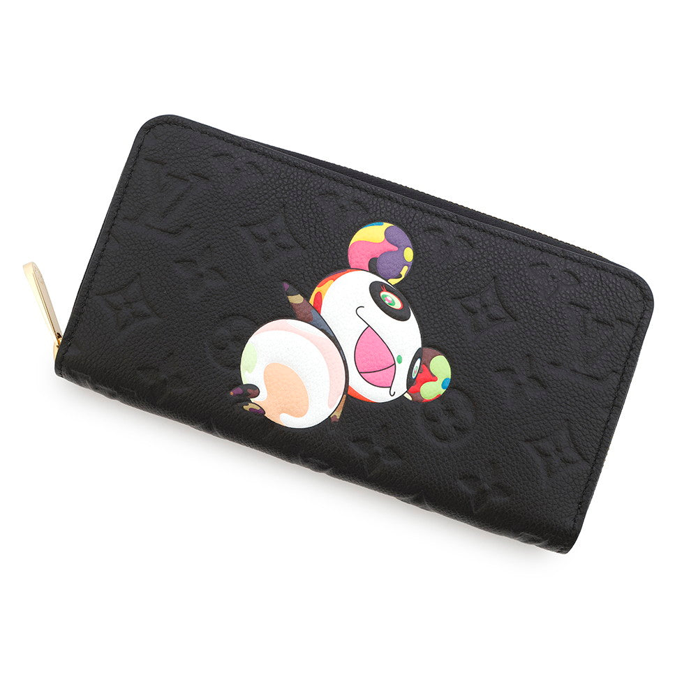 LOUIS VUITTON LV × TM Zippy Wallet Japan Limited Edition NoirM14160 Monogram Empreinte Leather