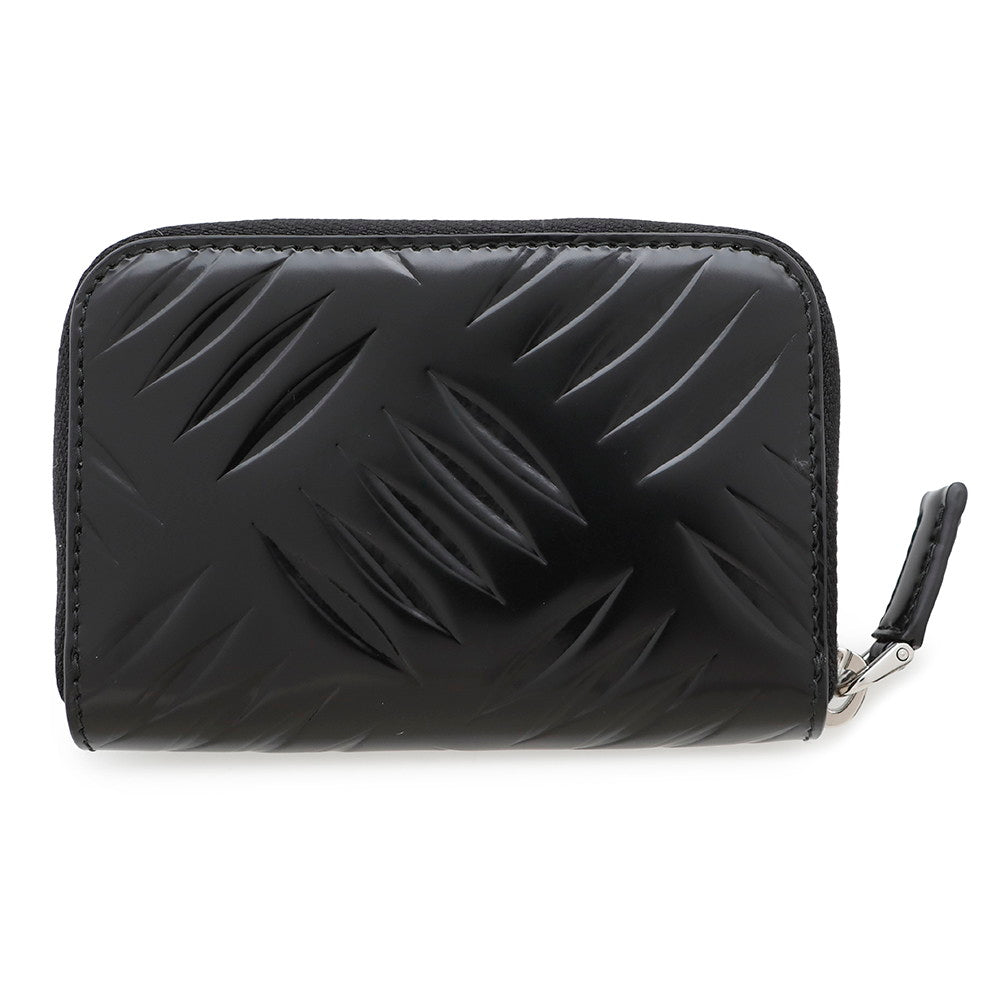 PRADA ?Zip Around Coin purse Black2MM003 Leather