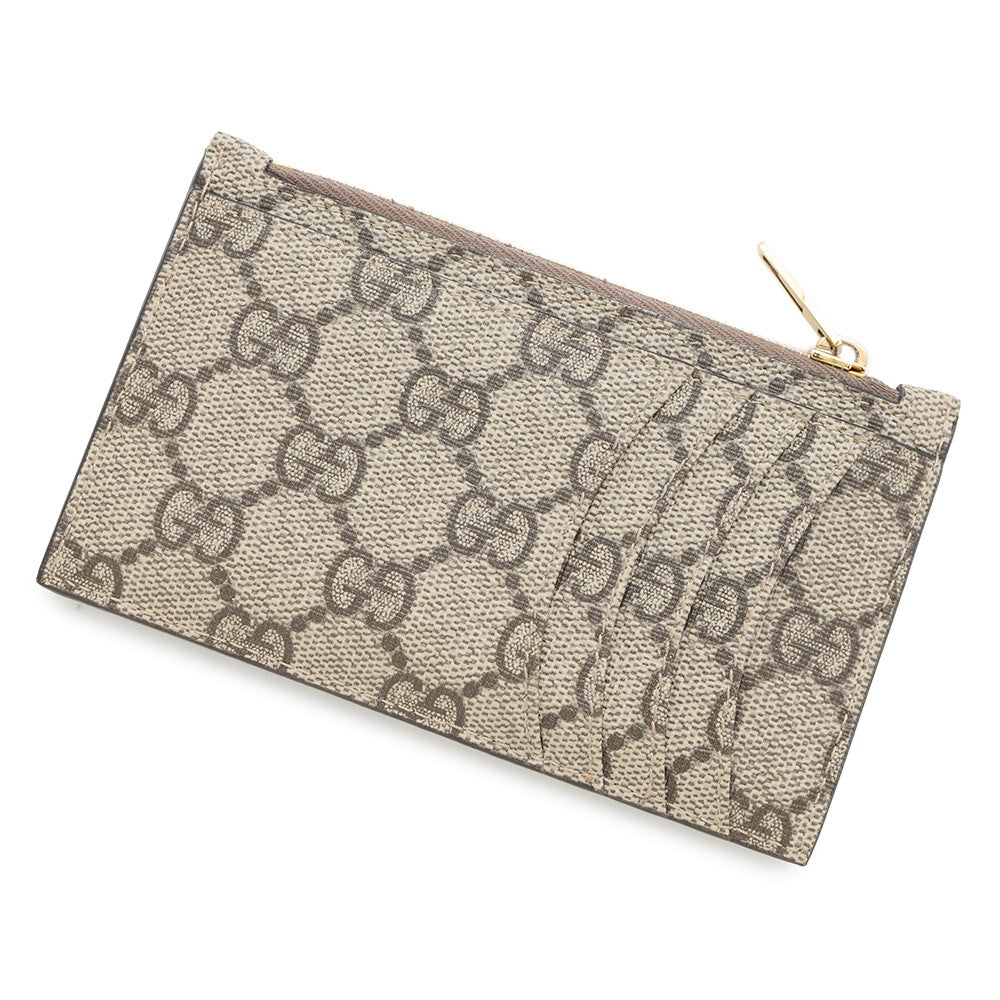 GUCCI ?BALENCIAGA Collaboration Hacker Project B Logo Coin Card Case Beige681701 PVC/Leather