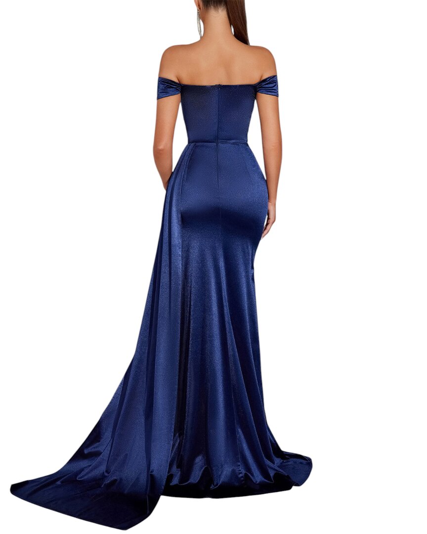 Amanda Royal Maxi Dress