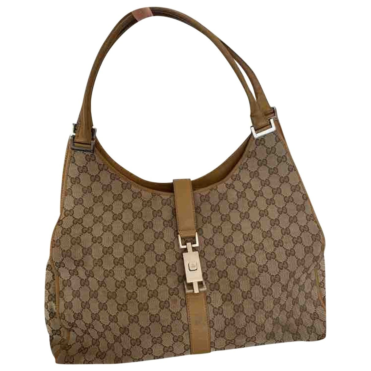 Gucci jackie    beige cloth handbag