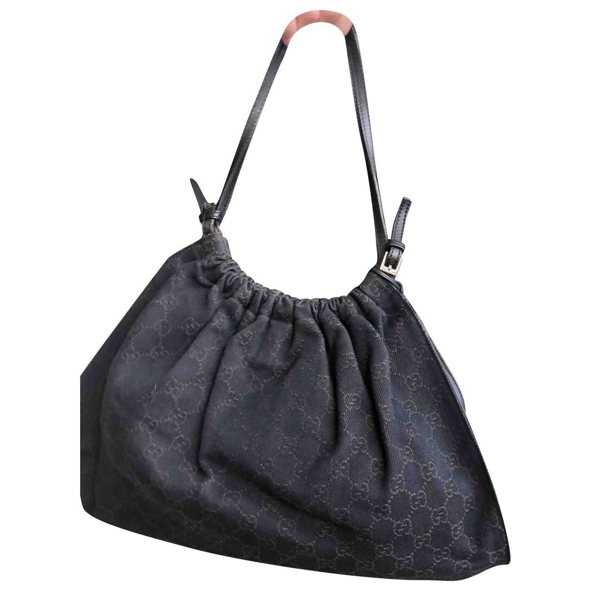 Gucci brown cloth handbag