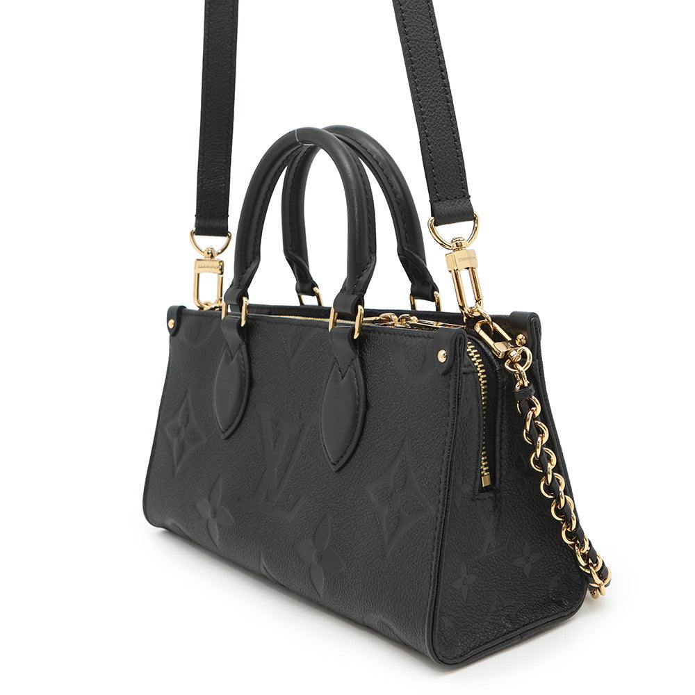 LOUIS VUITTON Onthego EW NoirM23640 Monogram Empreinte Leather