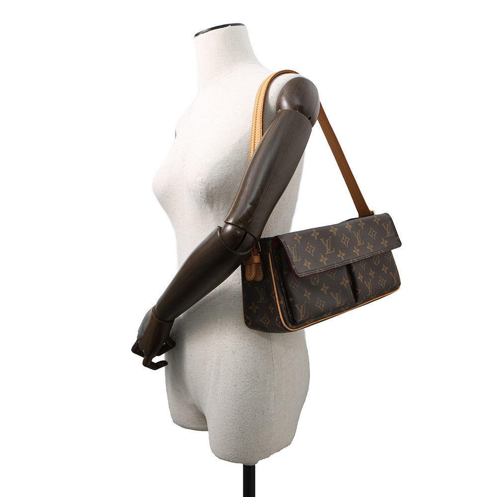 LOUIS VUITTON Viva Cite RedM51164 Monogram Size MM