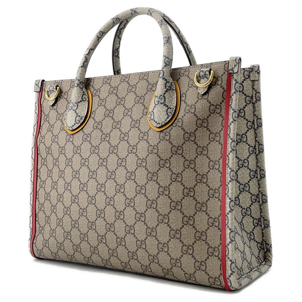 GUCCI ?EXQUISITE GUCCI Tote Bag Beige/Multicolor680956 PVC