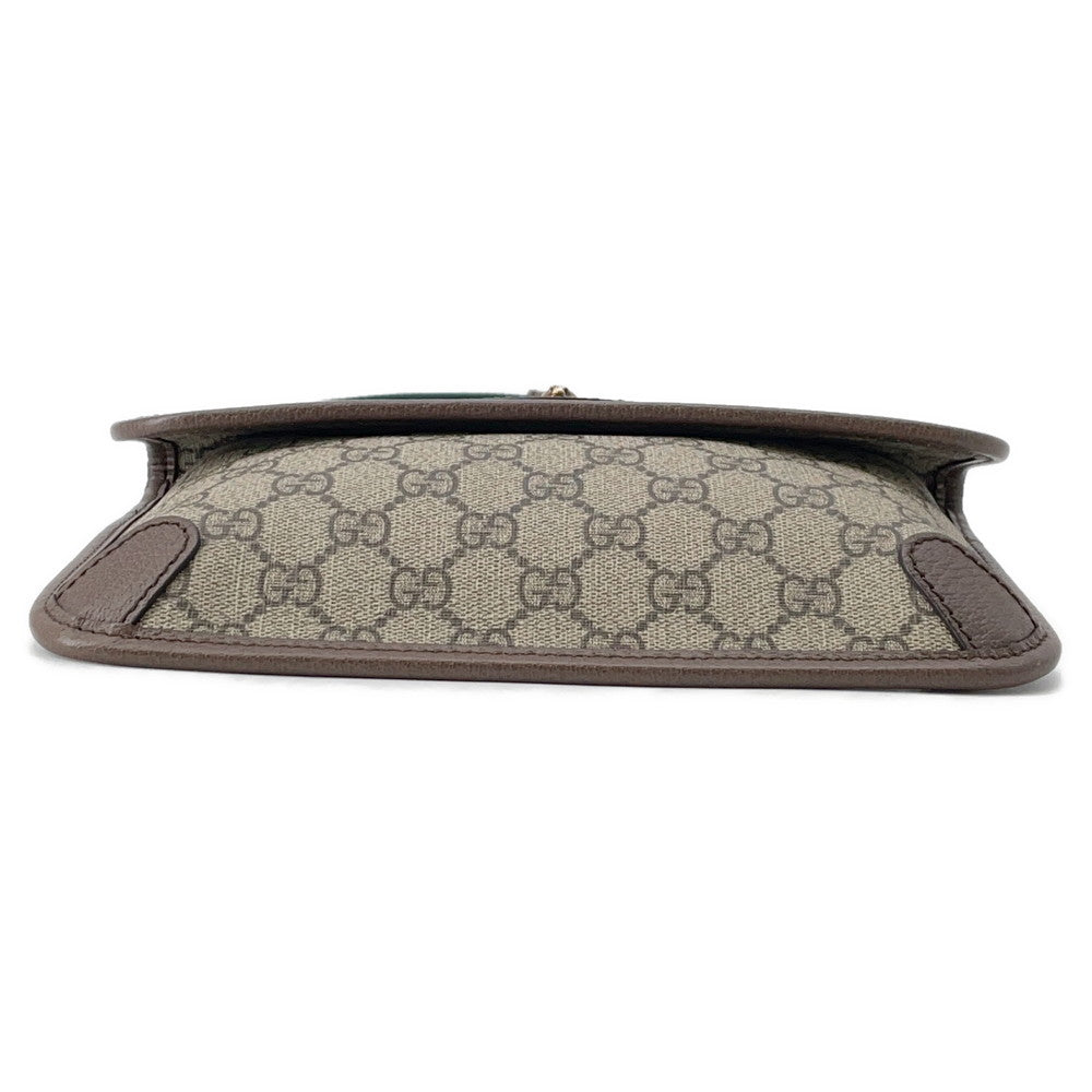 GUCCI GG Supreme Neo   Waist Bag Brown493930 PVC Canvas
