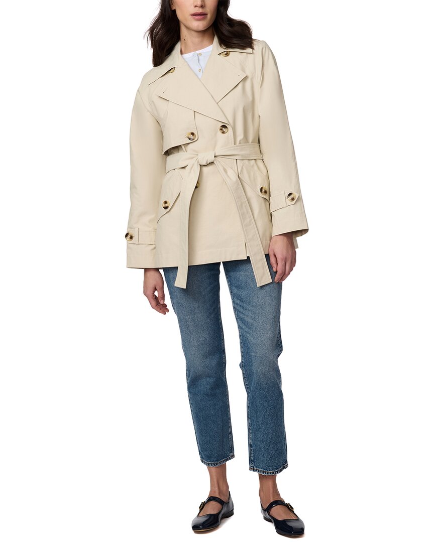 Bernardo Midtown Cropped Trench Coat