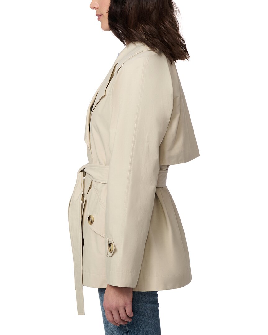Bernardo Midtown Cropped Trench Coat