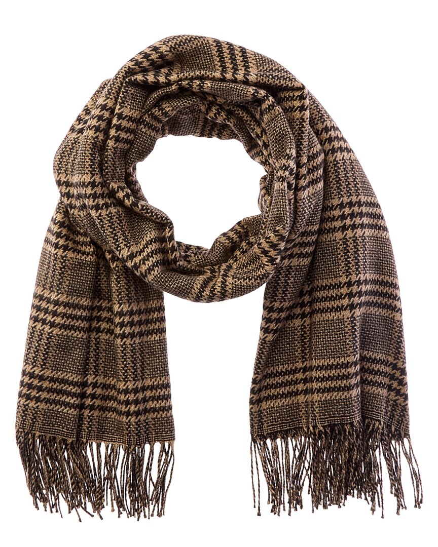 Saint Laurent Etole Prince De Galles Silk & Cashmere-Blend Scarf
