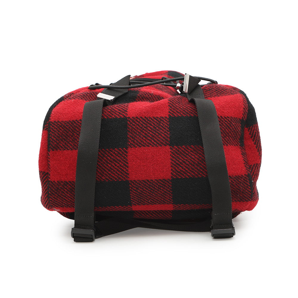 CELINE CELINE Homme by Hedi Slimane Tracking Backpack Red/Black197072 Canvas