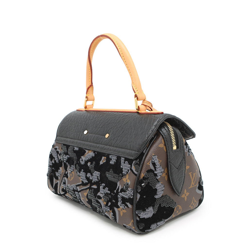 LOUIS VUITTON carro l Brown/NoirM40434 Monogram Fleur de Jae