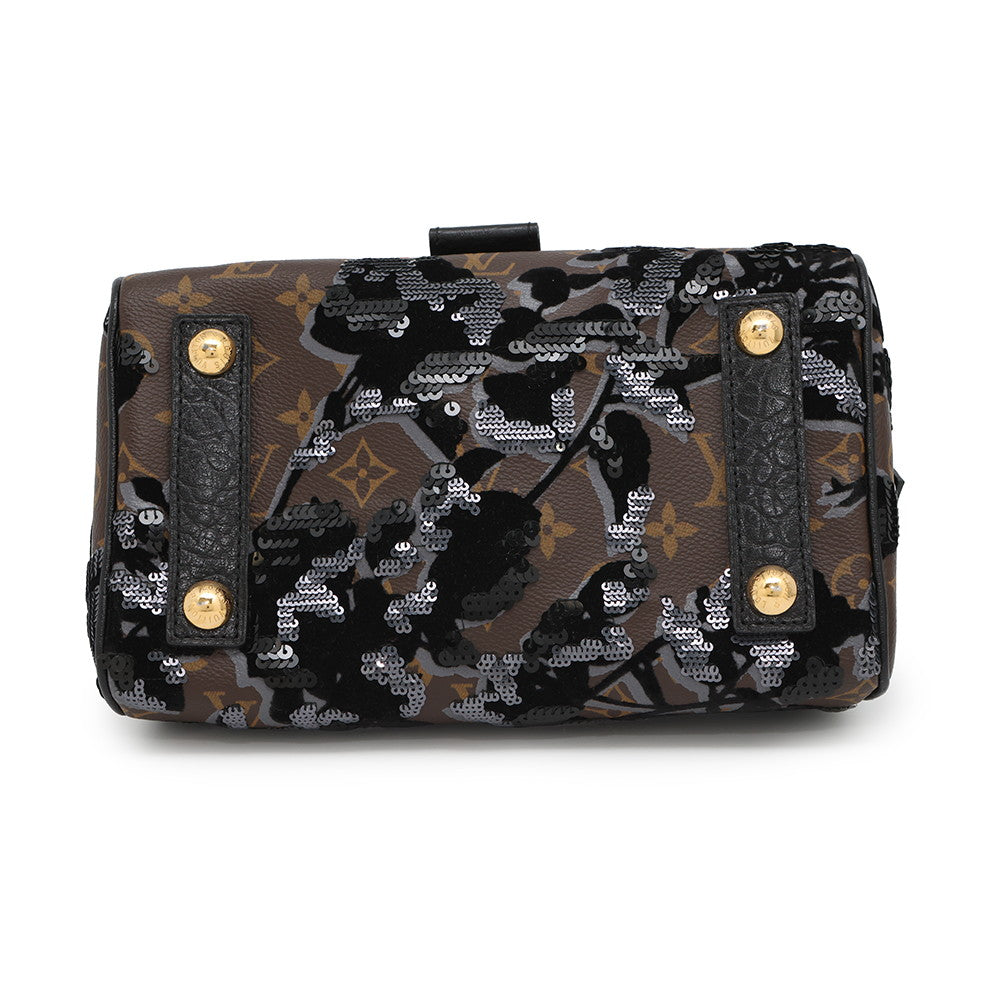 LOUIS VUITTON carro l Brown/NoirM40434 Monogram Fleur de Jae