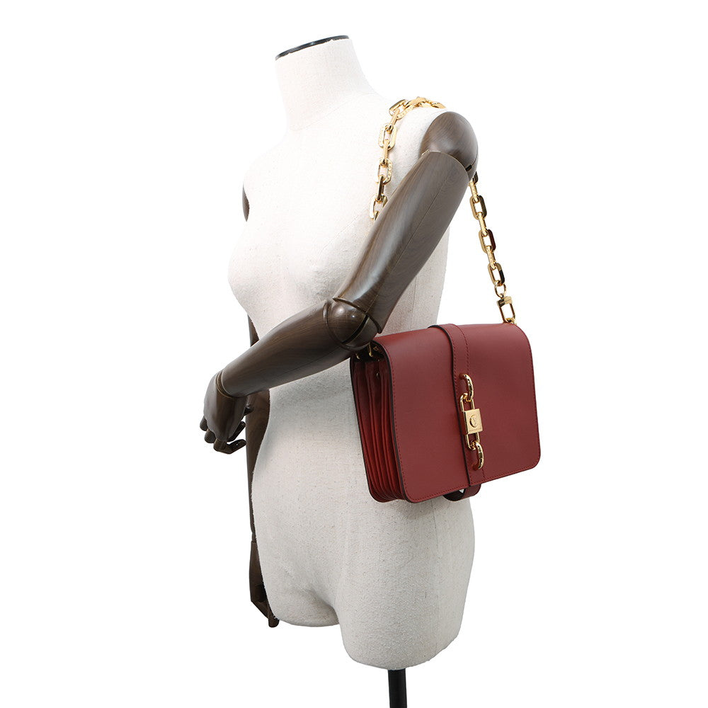 LOUIS VUITTON Rendezvous RedM57744 Leather
