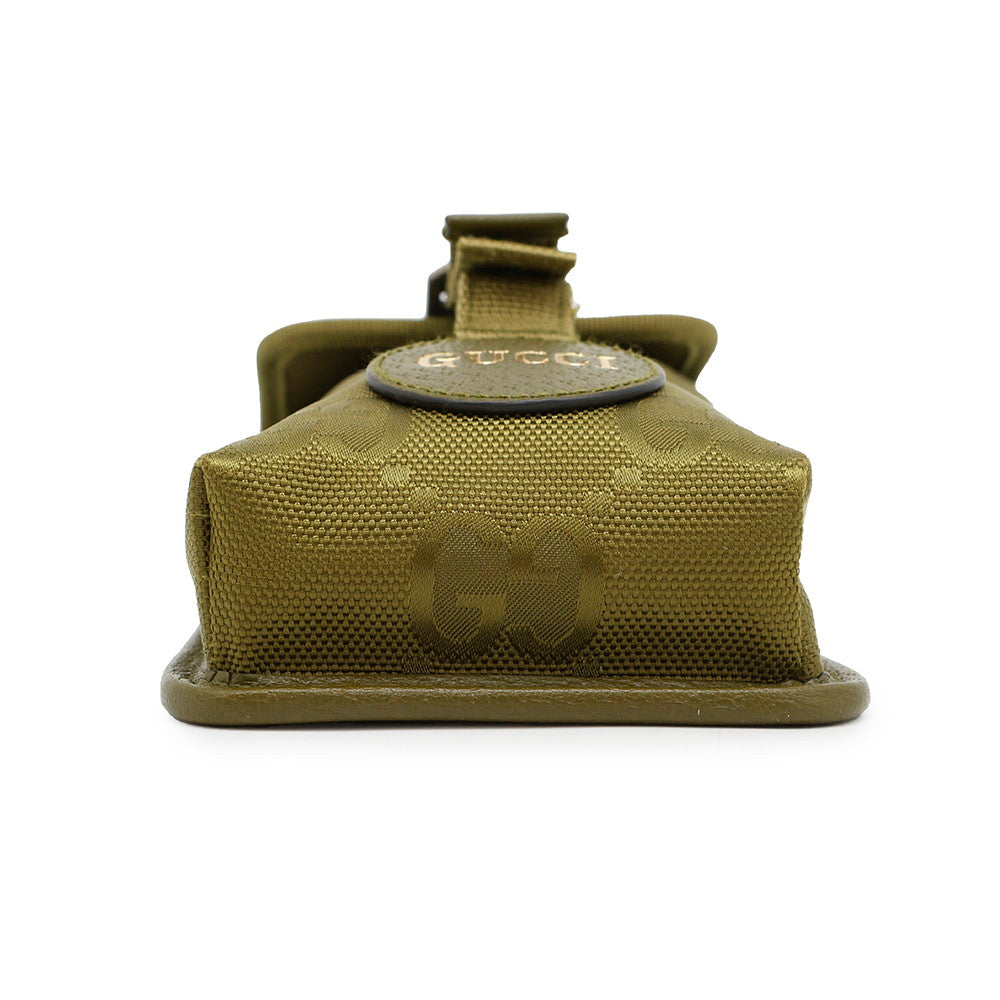 GUCCI ?GUCCI Off the Grid Shoulder Bag Green696018 GGNylon Leather