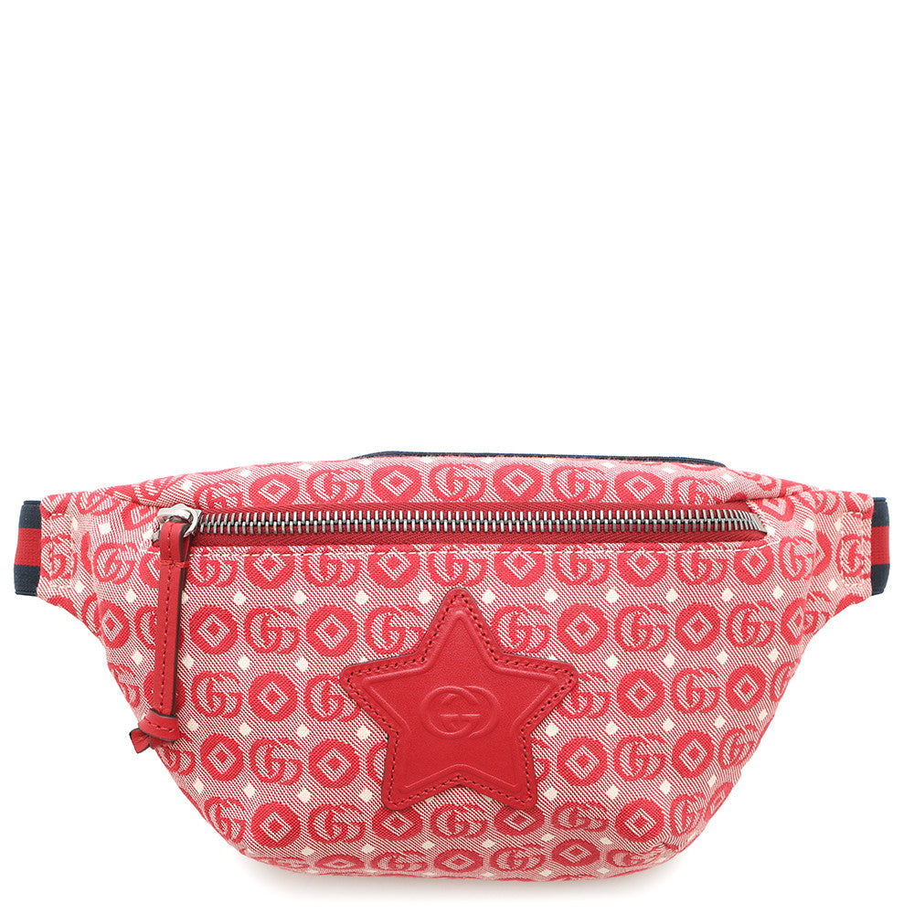 GUCCI ?Children's Star Crossbody Bag Red502095 Canvas