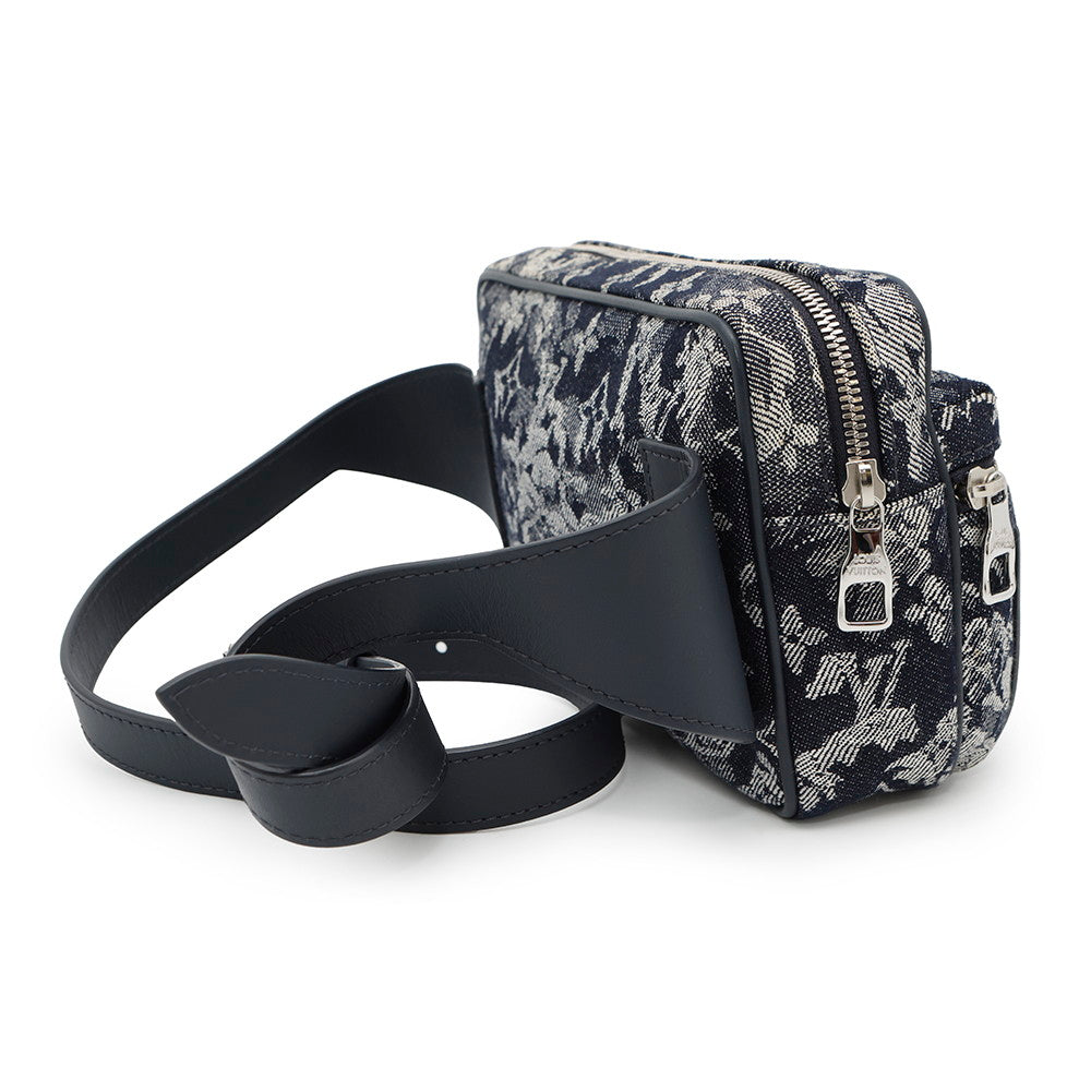 LOUIS VUITTON Bumbag/ Outdoor NavyM57281 Monogram / Tapestry