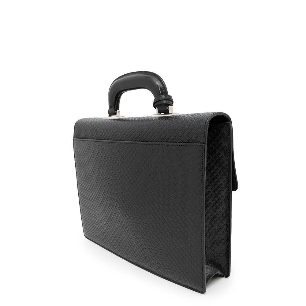 GUCCI ?Diamante business bag Black201849 Leather