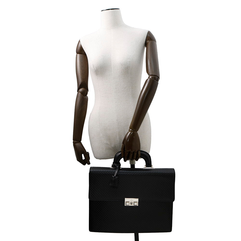 GUCCI ?Diamante business bag Black201849 Leather