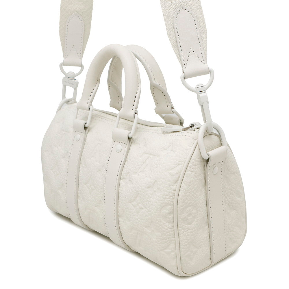 LOUIS VUITTON Keepall Bandouliere Full MoonM24434 Monogram・Taurillon Size 25