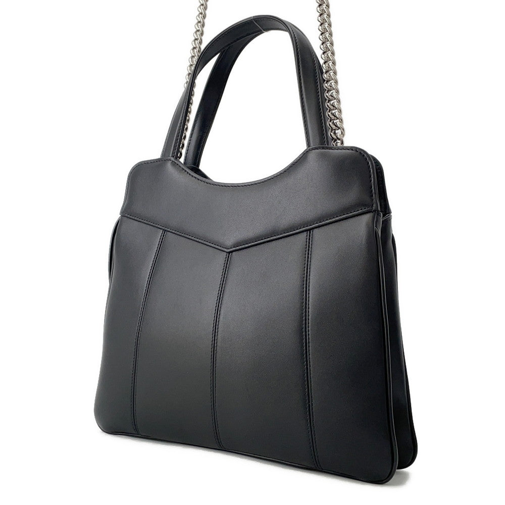 GUCCI Petit GG Small Tote 2-Way Bag Black745918 Leather