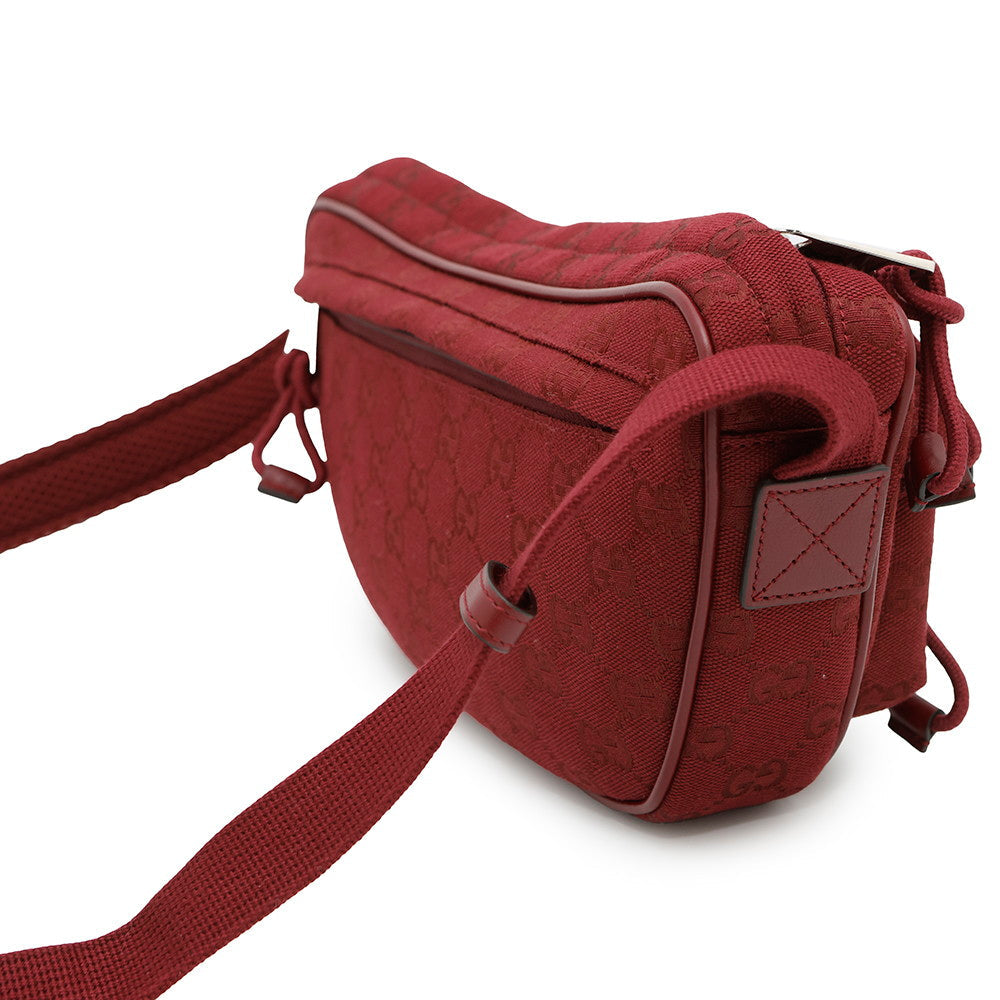 GUCCI ?GG Cross Body Bag Rosso Ancora802096 GG Canvas Size Small