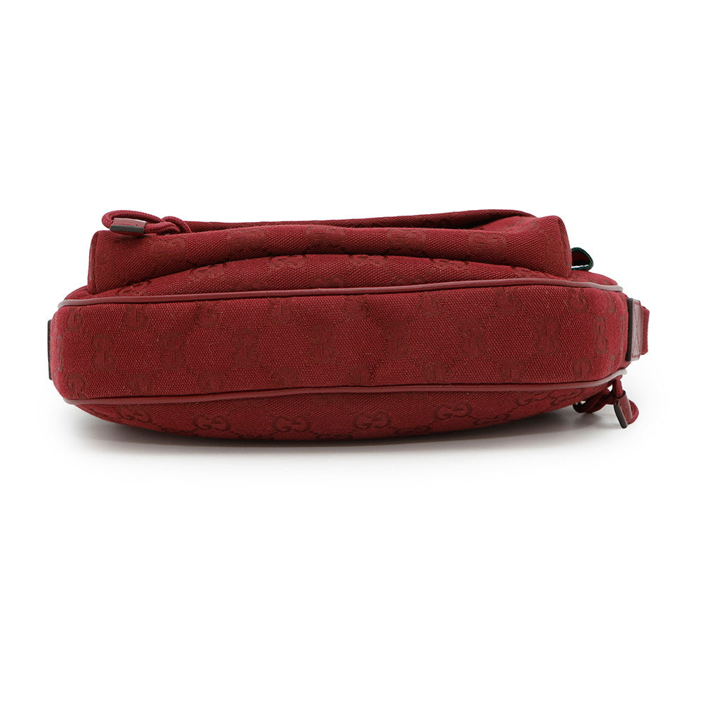 GUCCI ?GG Cross Body Bag Rosso Ancora802096 GG Canvas Size Small