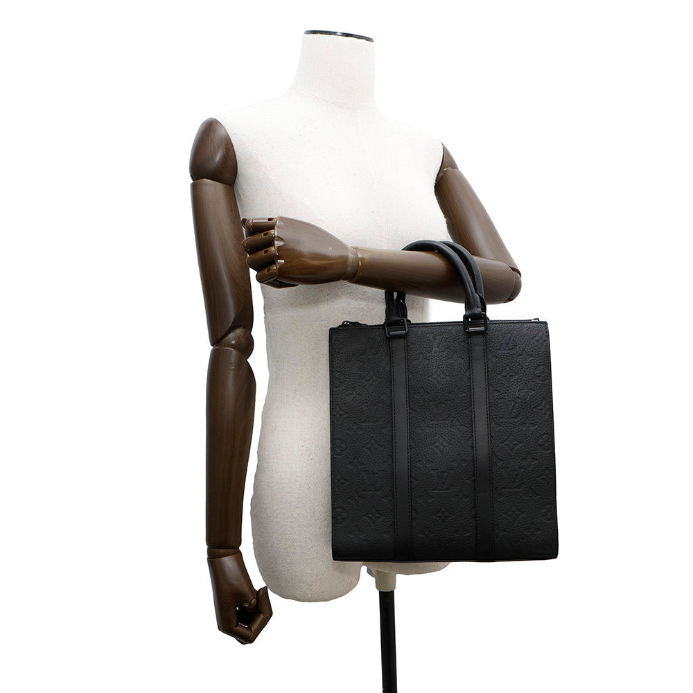 LOUIS VUITTON Sac Plat BlackM59960 Monogram・Taurillon