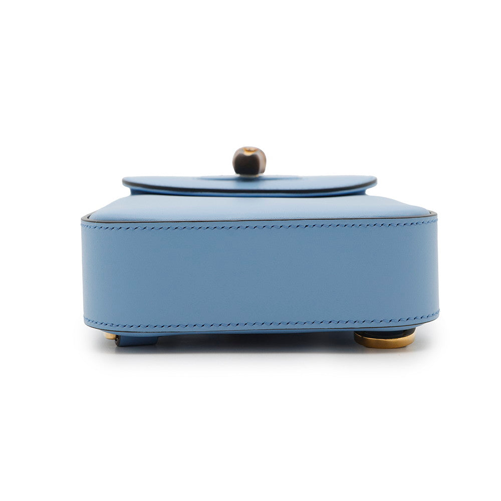 GUCCI ?3WAYShoulder Bag Light Blue702106 Bamboo Leather