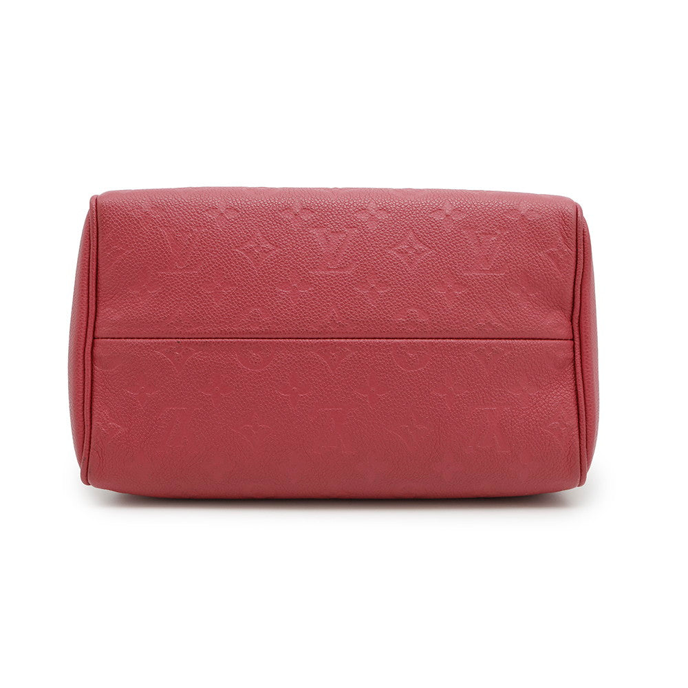 LOUIS VUITTON Speedy BandouliereNM Rose pruyereM43736 Monogram Empreinte Leather Size 25