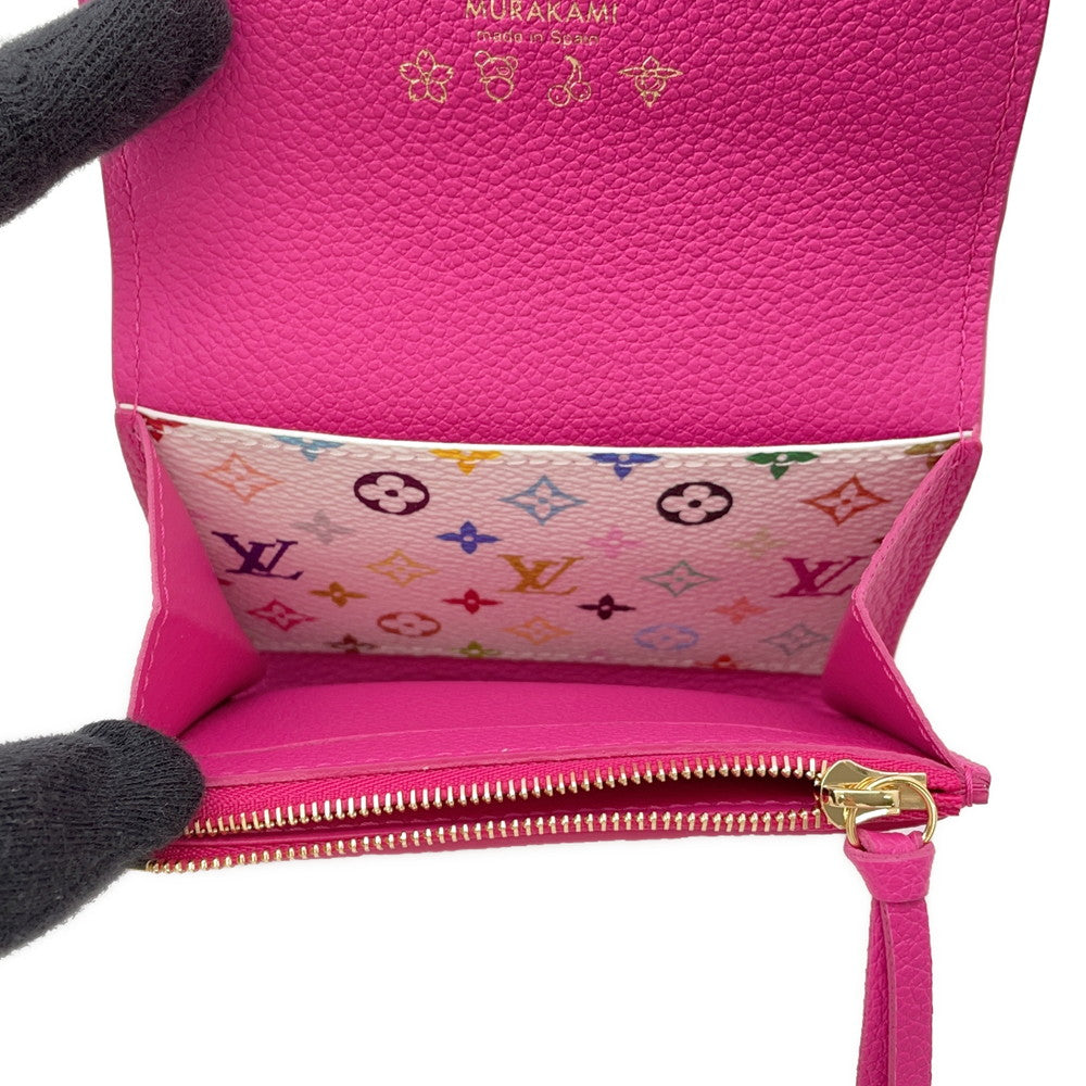 LOUIS VUITTON LV × TM Rosalie Coin Purse Cute PinkM14086 Monogram Empreinte Leather