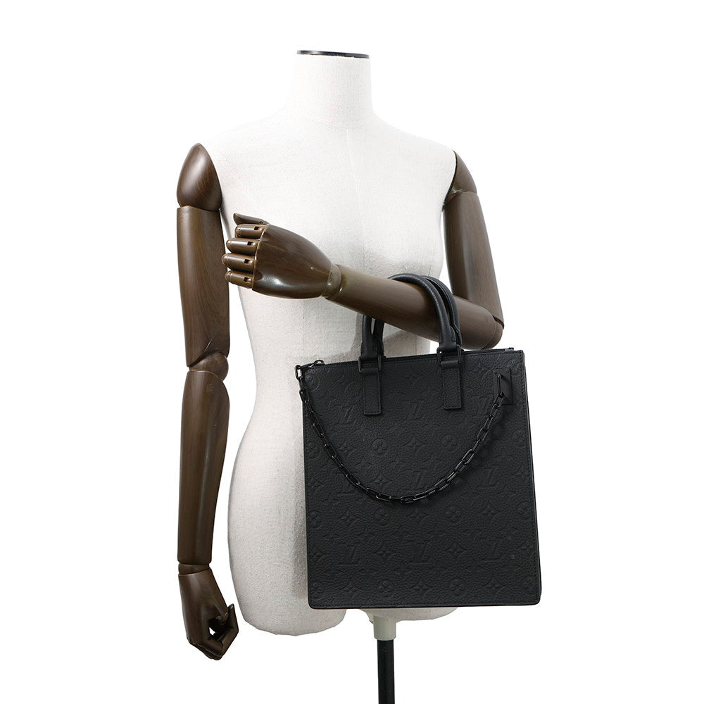 LOUIS VUITTON Sac Plat Messenger NoirM55924 Monogram・Taurillon