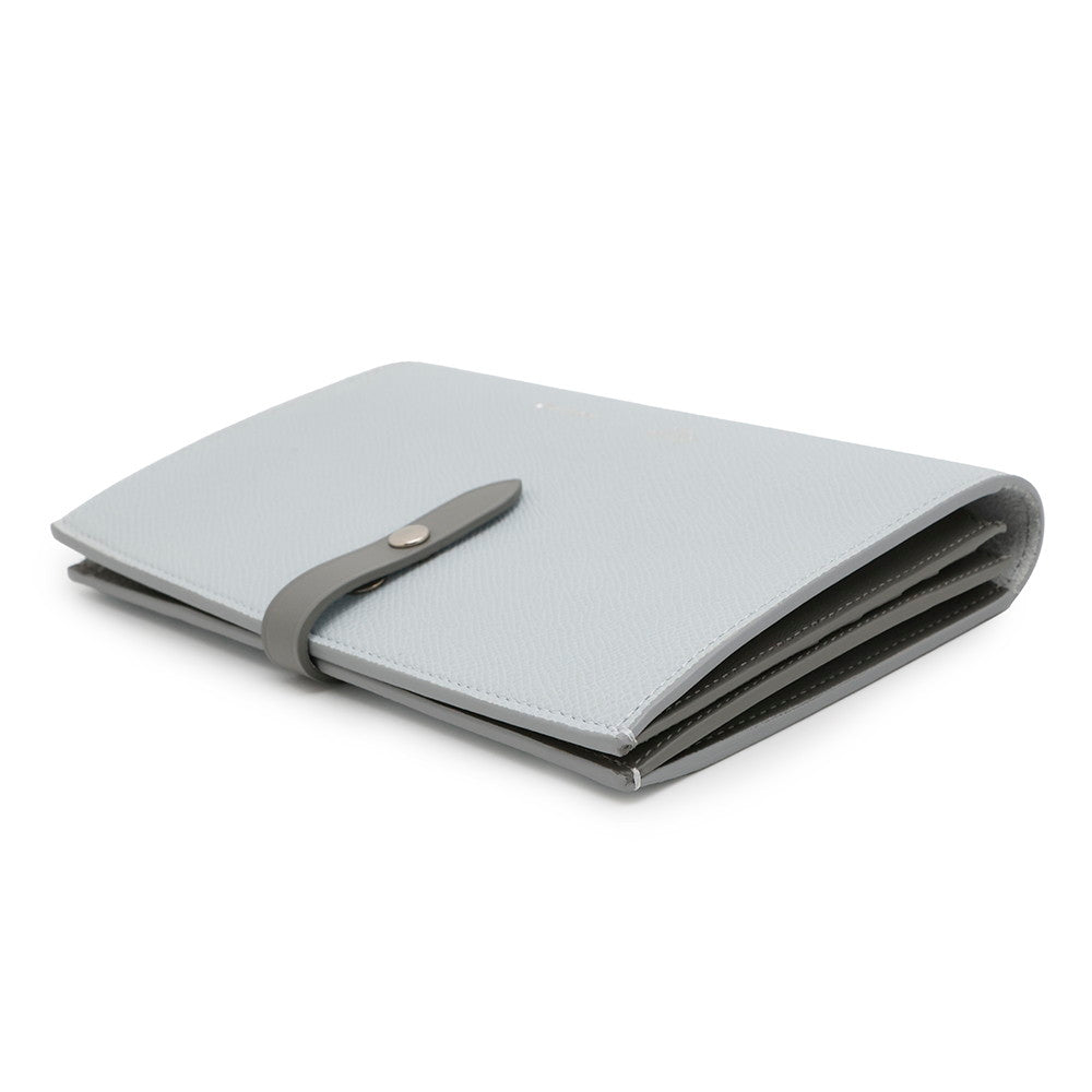 CELINE Multi-function Bifold Wallet Blue/Gray104873 Leather