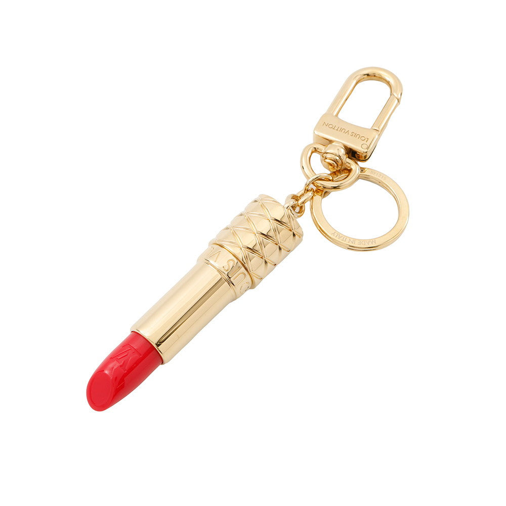 LOUIS VUITTON Bag Charm・LV Lipstick Red/GoldM03006 Metal