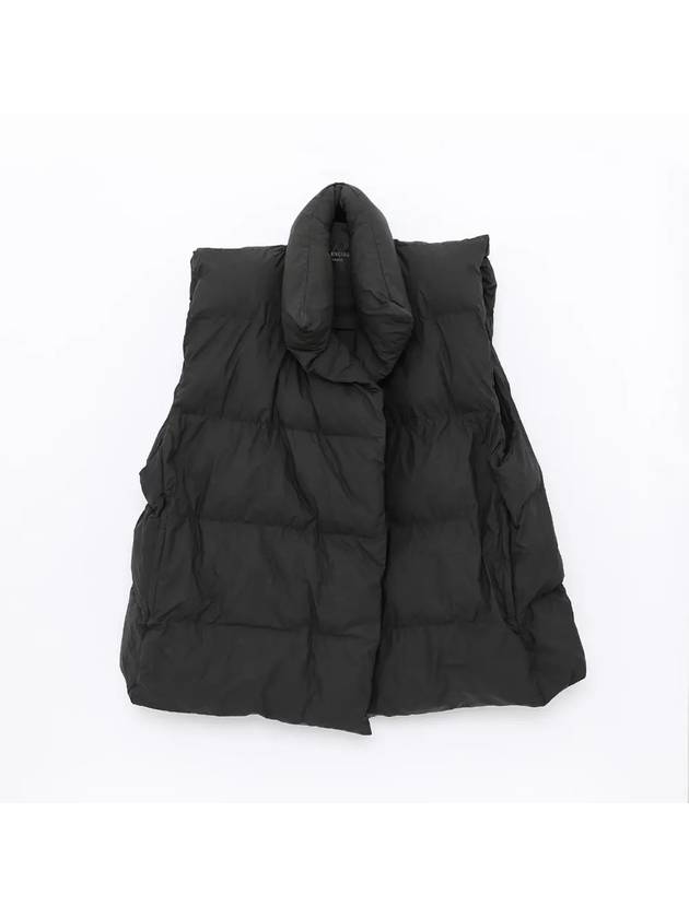 Luxury Balenciaga Trending 2025 Wrap Puffer Padded Vest Black