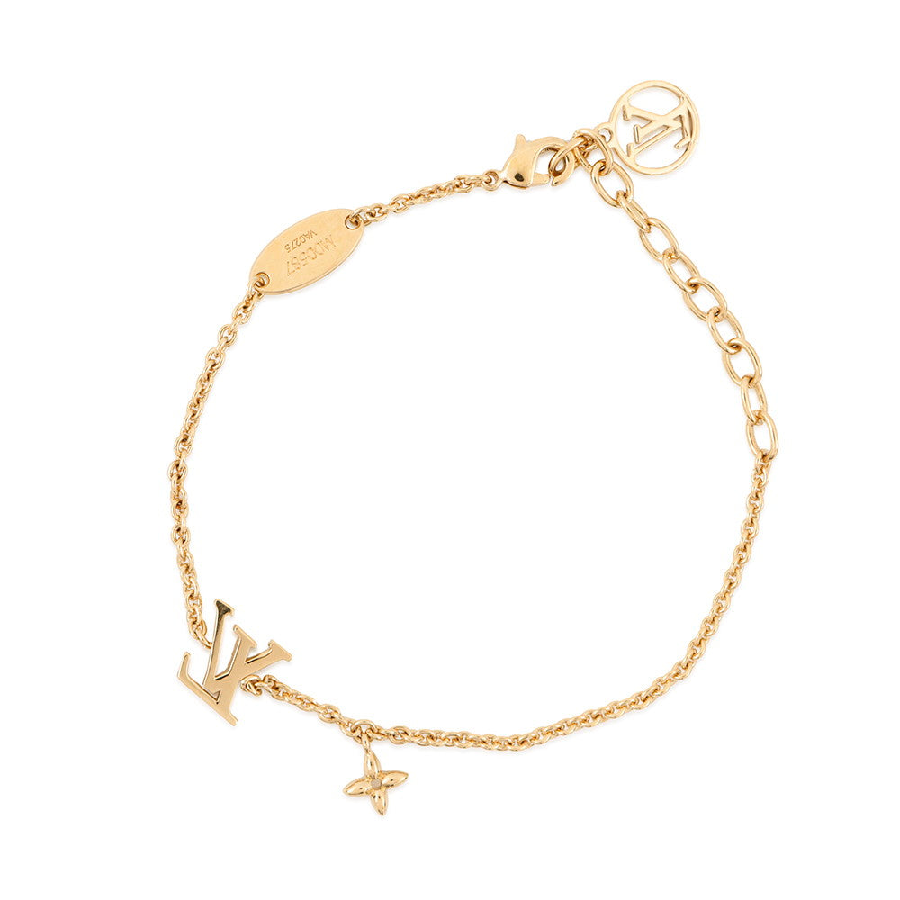 LOUIS VUITTON Bracelet・LV Iconic GoldM00587 Metal Rhinestone