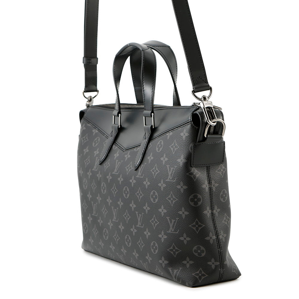 LOUIS VUITTON Briefcase・Explorer NoirM40566 Monogram Eclipse
