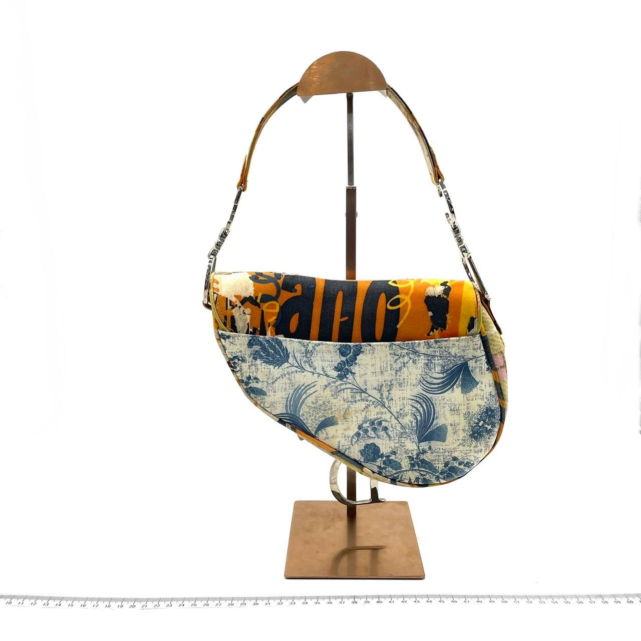 Dior Saddle   John Galliano Multicolor Patchwork Shoulder Bag