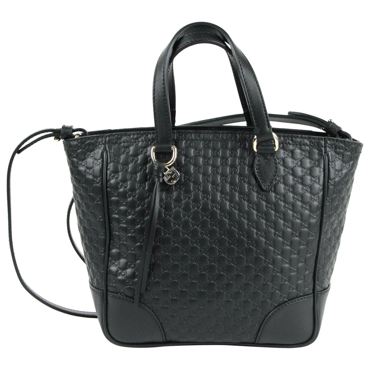 Gucci black leather handbag