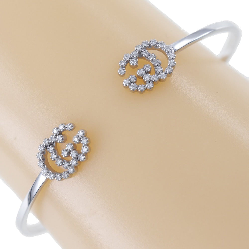 Gucci Double G Silver White Gold Bracelet Jewelry ( )