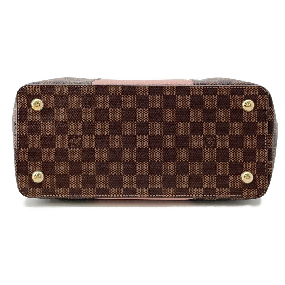 LOUIS VUITTON Jersy Brown/PinkN44041 Damier Ebene Canvas Taurillon Leatherー