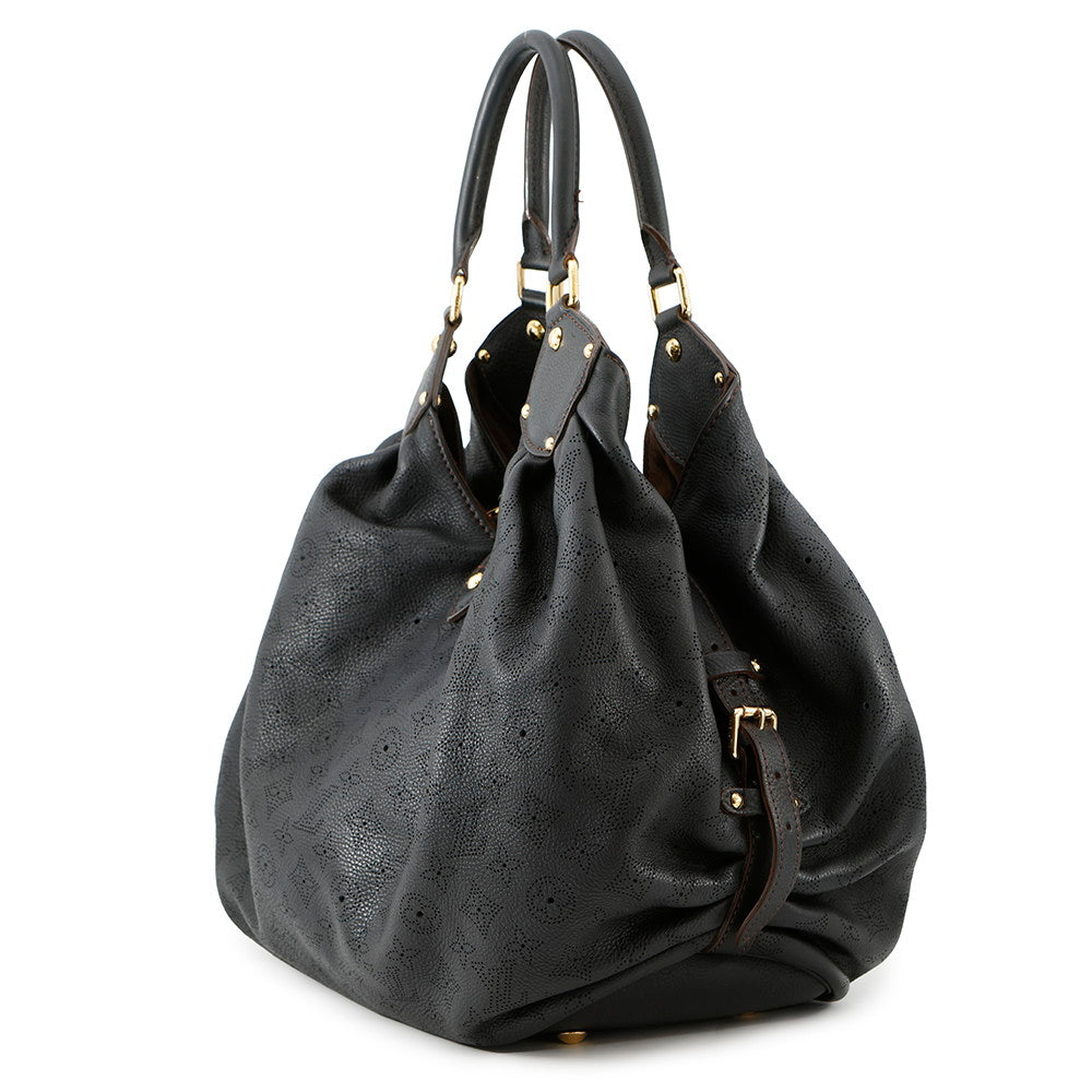 LOUIS VUITTON Mahina NoirM95765 Monogram Mahina Size L