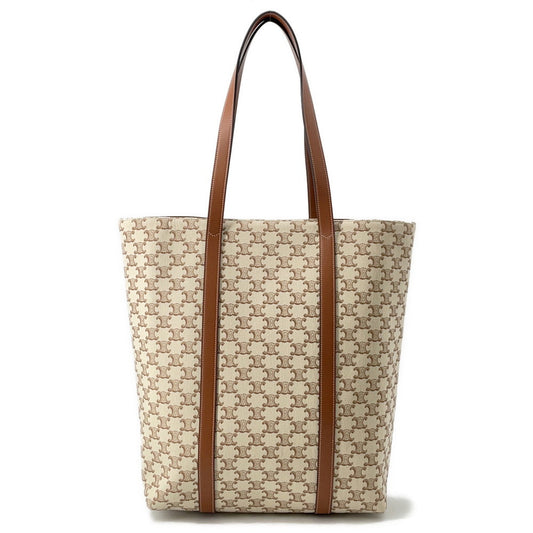 CELINE m um bag Natural/Tan194542 TriompheCanvas Leather