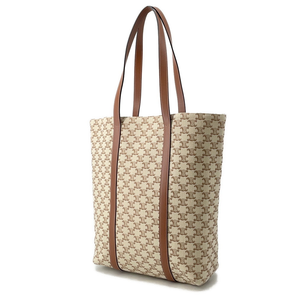CELINE m um bag Natural/Tan194542 TriompheCanvas Leather