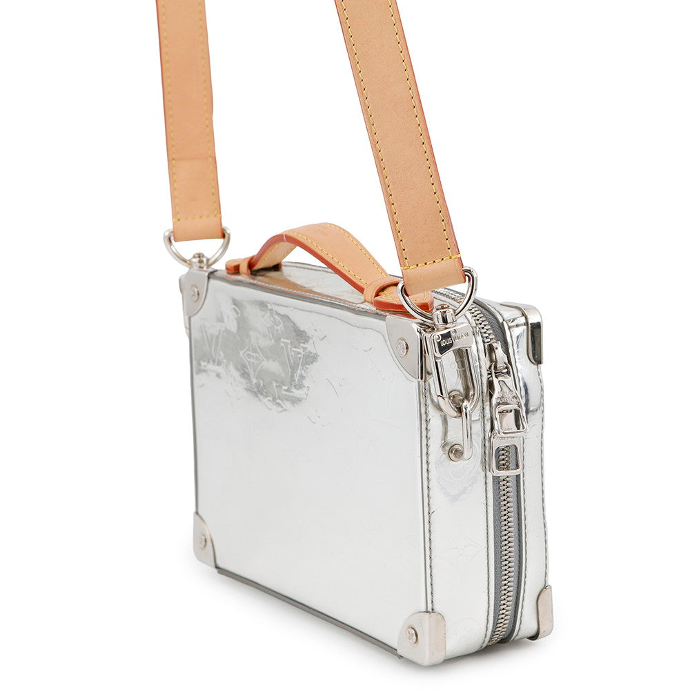 LOUIS VUITTON Handle ・ Soft Trunk Silver/GrayM45885 Monogram・Mirror