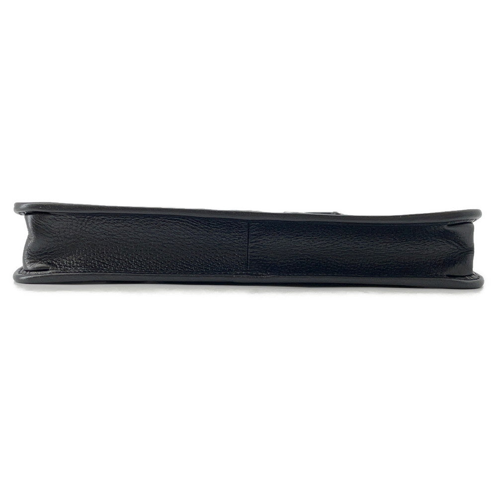 GUCCI ?Interlocking G messenger bag Black735111 Leather