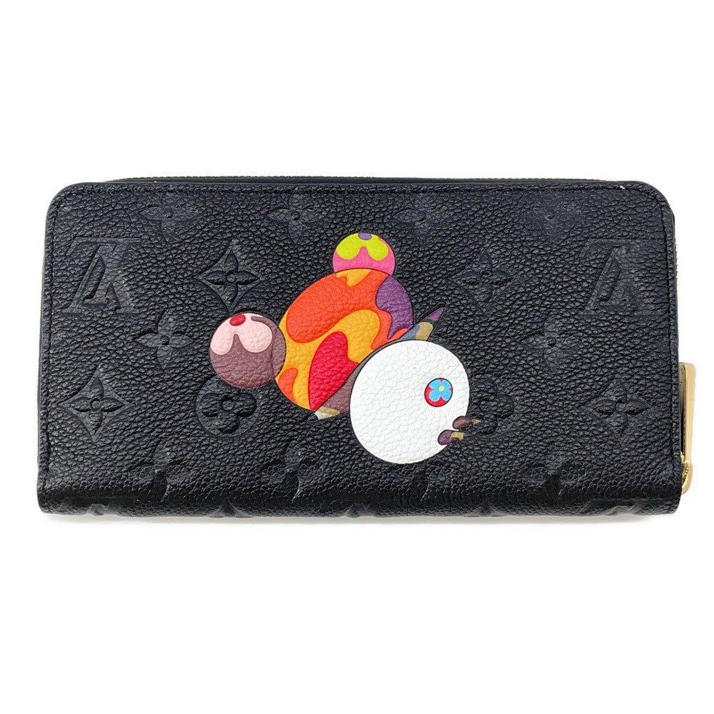 LOUIS VUITTON LV × TM Zippy Wallet_Japan Limited Edition NoirM14160 Monogram Empreinte Leather